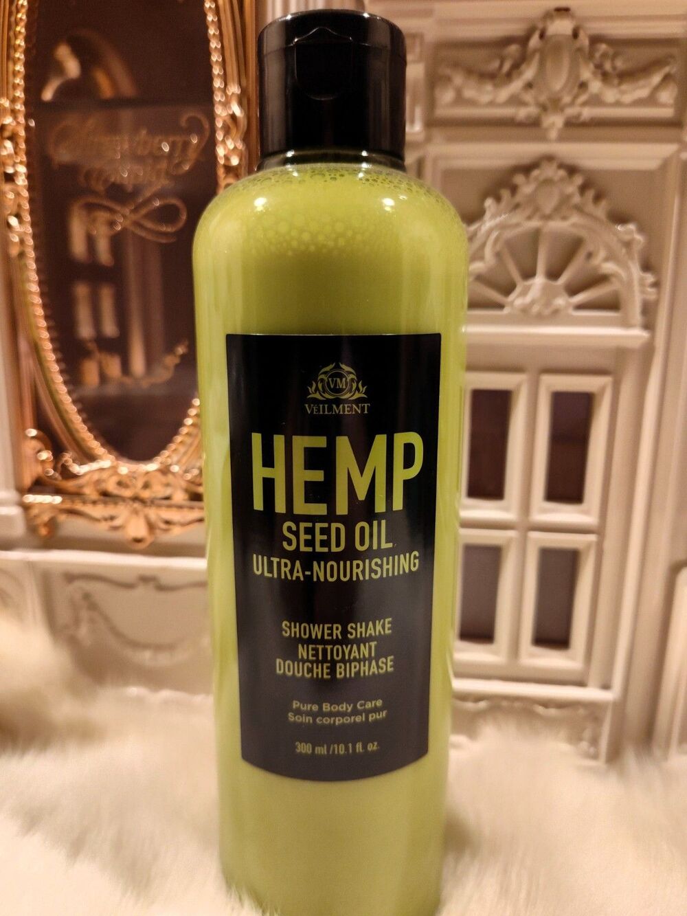 Avon Veilment Hemp Seed Oil Ultra-Nourishing Shower Shake Body Wash 10.1oz NEW